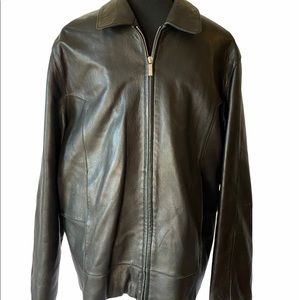 Men’s Wilson’s Black Leather Jacket size medium